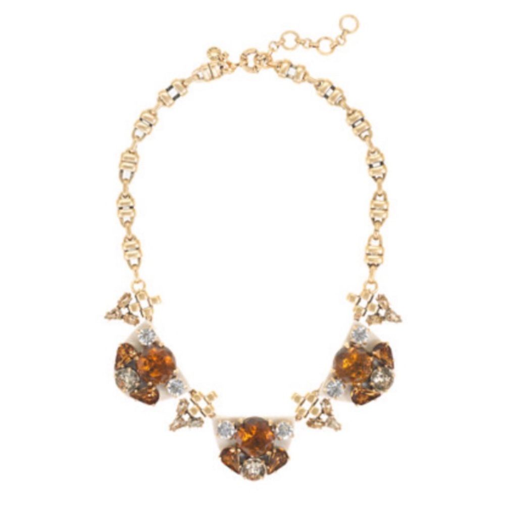 J Crew Redwood Statement Necklace